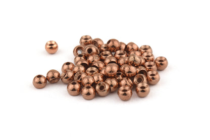 Copper Countersunk Tungsten Beads (50 Pack)