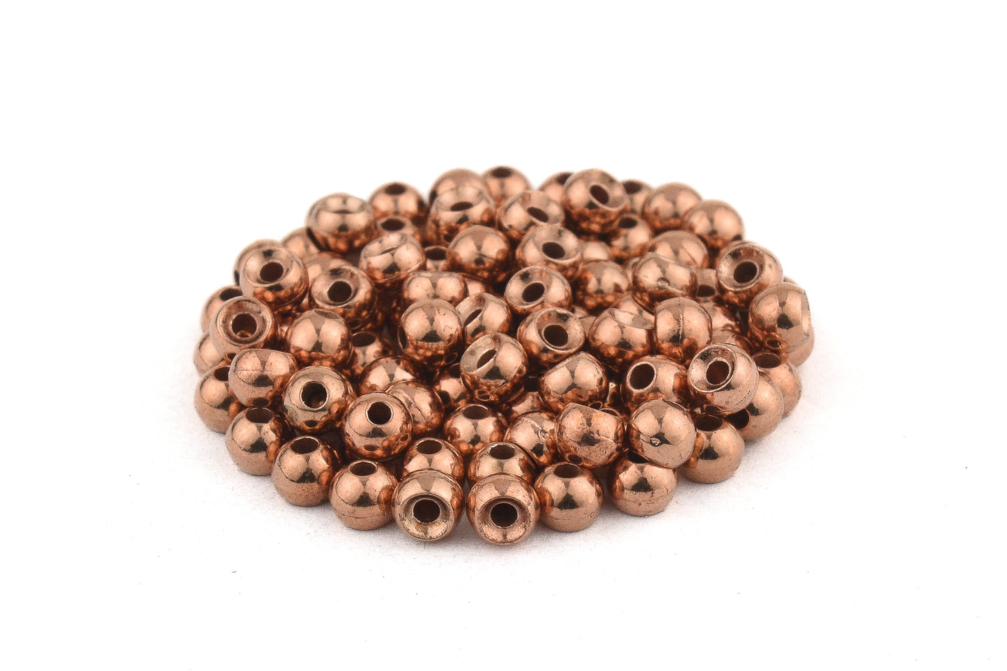 Copper Countersunk Tungsten Beads (50 Pack)