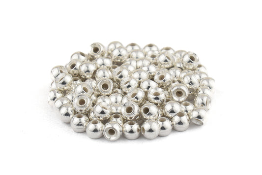 Bulk Silver Countersunk Tungsten Beads 500 Pack