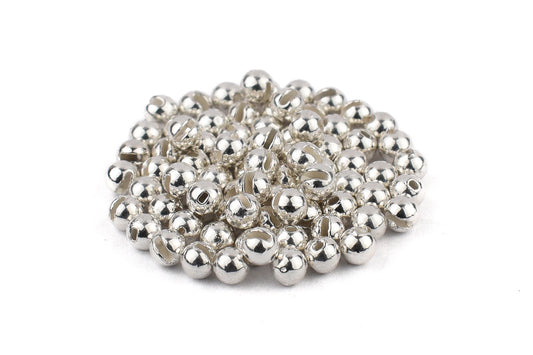 Bulk Silver Slotted Tungsten Beads 500 Pack